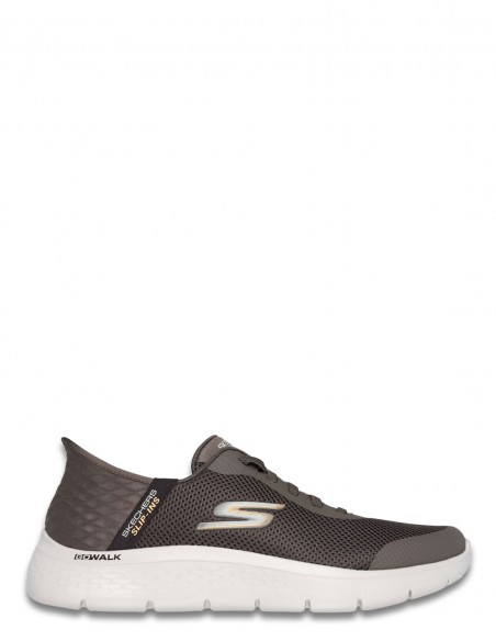 Skechers - Baskets Homme Go Walk Flex - Hands Up Marron - Hylton.fr