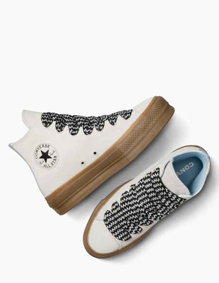 Converse - Sneakers Femme Ctas Lift Hi Blanc - Hylton.fr