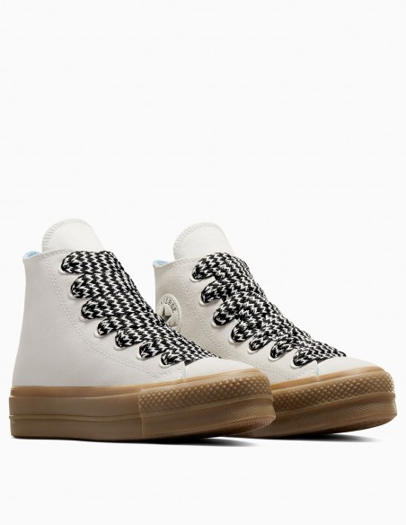 Converse - Sneakers Femme Ctas Lift Hi Blanc - Hylton.fr