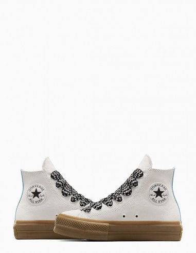 Converse - Sneakers Femme Ctas Lift Hi Blanc - Hylton.fr