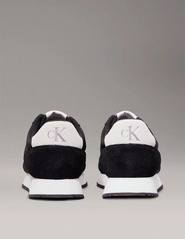 Sneakers Calvin Klein Retro Runner Noir et Blanc - Élégance Sportive