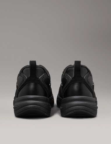 Sneakers Clavin Klein Retro Tennis Low Lac Noir Vernis