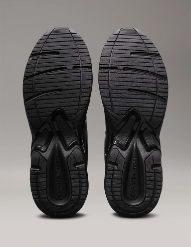 Sneakers Clavin Klein Retro Tennis Low Lac Noir Vernis