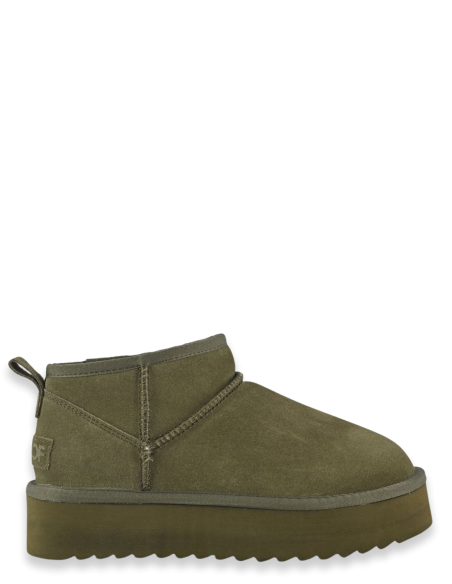 Bottes Fourrées Colors of California Kaki - Confort et Style d'Hiver