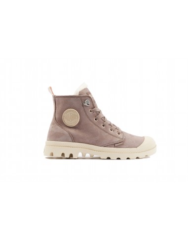 Bottes Palladium Pampa Hi Beige Rosé Fourrées - Élégance et Durabilité