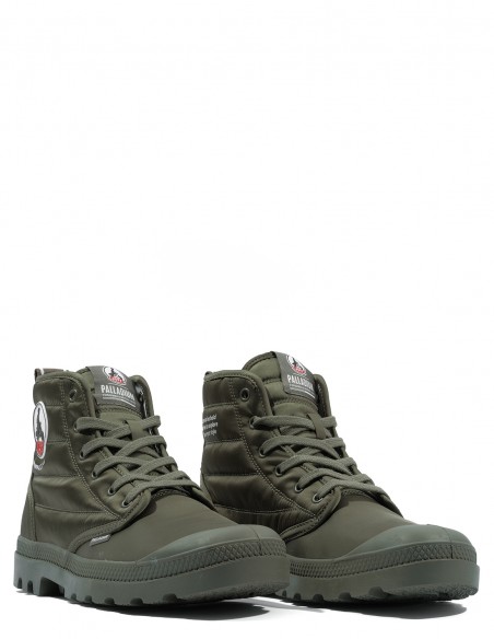 Bottes Palladium x JOTT Pampa Kaki - Collaboration Exclusif et Style Urbain