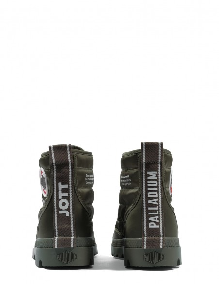 Bottes Palladium x JOTT Pampa Kaki - Collaboration Exclusif et Style Urbain