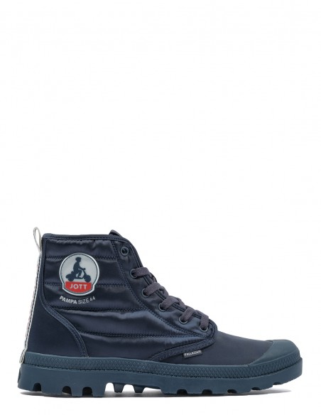 Bottes Palladium x JOTT Pampa Bleu Marine- Style Urbain et Collaboration Exclusive