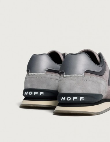 Baskets Hoff en nuances de gris avec semelle en caoutchouc pour homme