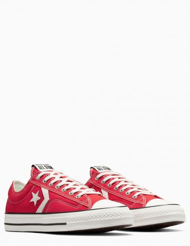 Converse Star Player Rouge et Blanc - Style Rétro Sportif - Hylton.fr