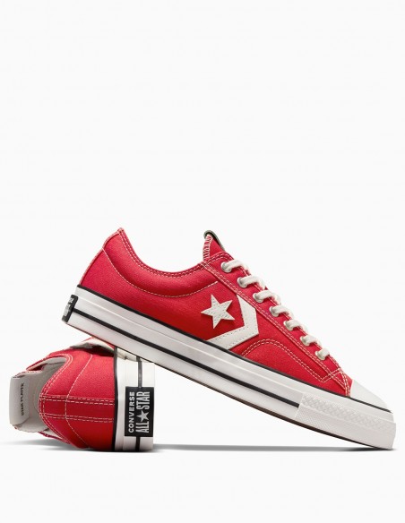 Converse Star Player Rouge et Blanc - Style Rétro Sportif - Hylton.fr