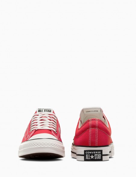 Converse Star Player Rouge et Blanc - Style Rétro Sportif - Hylton.fr
