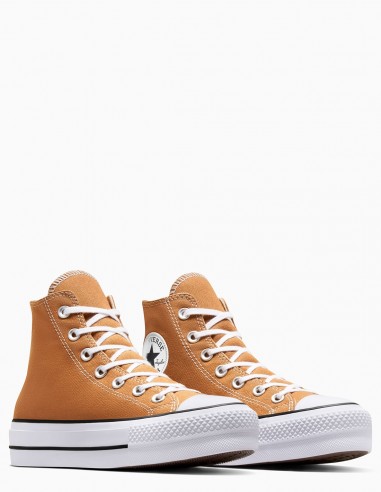 Converse Chuck Taylor All Star Hi Lift Marron - Sneakers Plateformes Iconiques