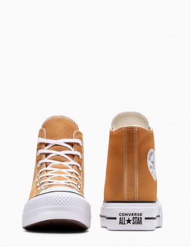 Converse Chuck Taylor All Star Hi Lift Marron - Sneakers Plateformes Iconiques