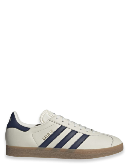 Adidas Gazelle Vintage Blanc Marine - Élégance & Tradition - Hylton.fr