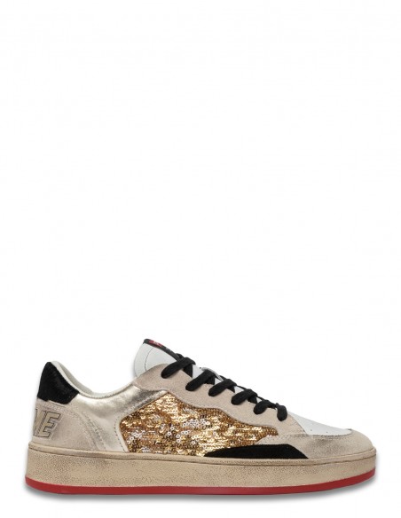 Sneakers Crime London Dorées et Paillettes - Glamour et Audace