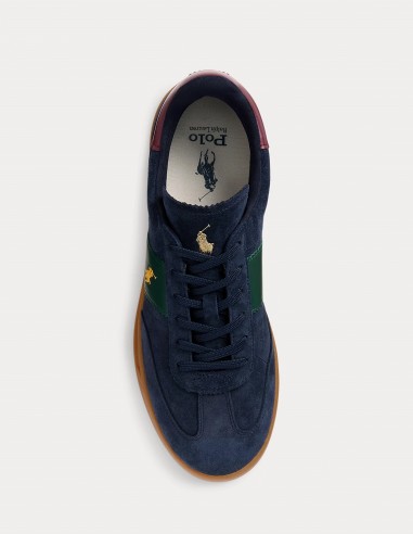 Polo Ralph Lauren Heritage Aera - Baskets Homme en Daim Bleu Marine