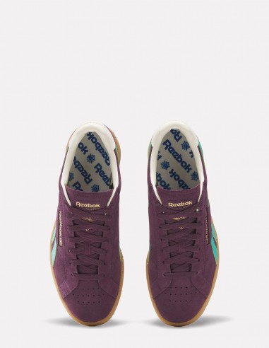 Reebok Ground C UK100201229 - Sneakers Femme en Daim avec Semelle Gomme