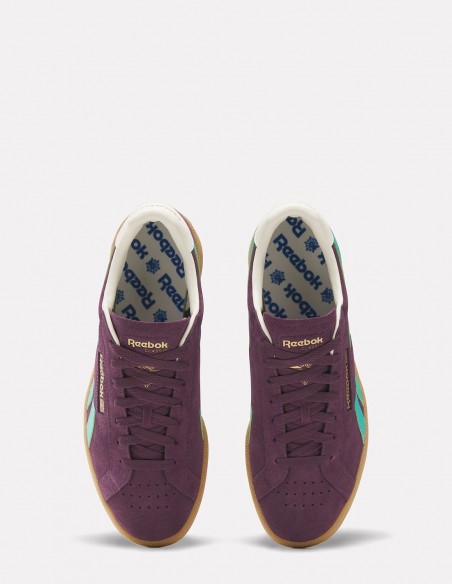 Reebok Ground C UK100201229 - Sneakers Femme en Daim avec Semelle Gomme