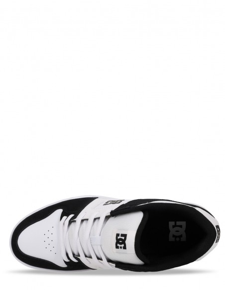 Sneakers Homme DC Shoes Manteca 4 en cuir et suède noir et blanc