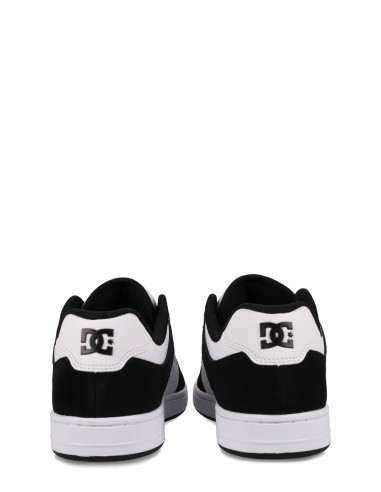Sneakers Homme DC Shoes Manteca 4 en cuir et suède noir et blanc