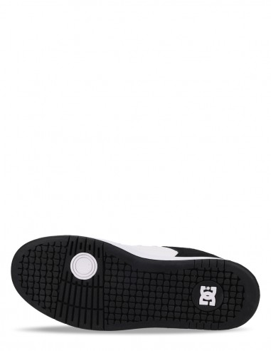 Sneakers Homme DC Shoes Manteca 4 en cuir et suède noir et blanc