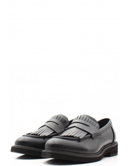 Mocassins à franges noir Kharisma - Style élégant et intemporel