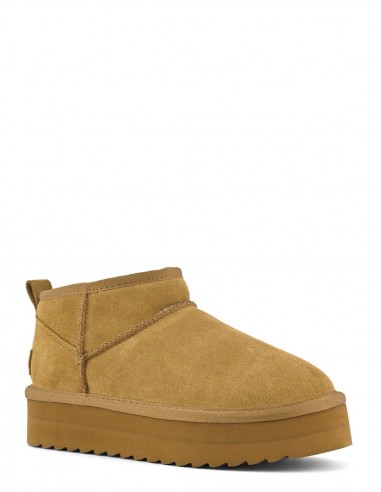 Colors Of California Platfrom Winter Boot In Suede