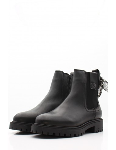 Bottines Femme Goodstep GS5530-C03 en cuir noir