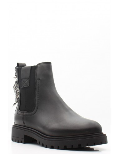 Bottines Femme Goodstep GS5530-C03 en cuir noir