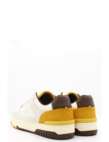 Baskets de Ville Homme Tommy Hilfiger Blanc/Jaune - Basket Street Lth