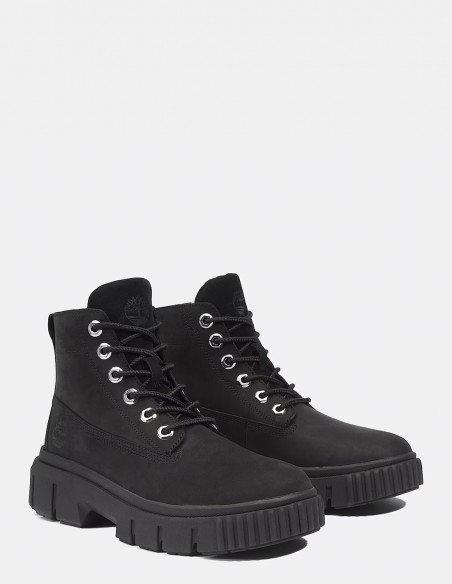 Timberland GreyField TB0A5RNG001 - Bottines Noires Femme en Nubuck