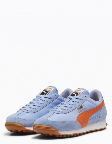 Puma Easy Rider 399028-16 - Baskets Rétro-Sport en Bleu Clair et Orange pour Homme