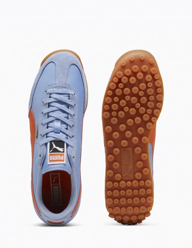 Puma Easy Rider 399028-16 - Baskets Rétro-Sport en Bleu Clair et Orange pour Homme