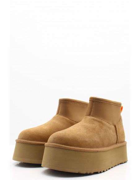 UGG Classic Mini Dipper - Boots plateformes en daim avec doublure chaude