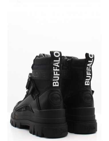 Buffalo Bottine Femme Noir aspha com1