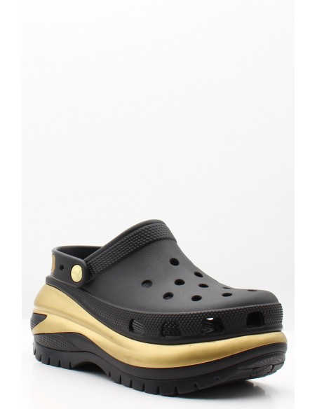 Crocs Mega Crush Metallic Clog - Sabots Femme avec Plateforme