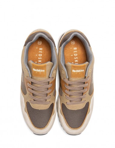 Baskets Redskins Obvious - Baskets urbaines en beige et marron pour homme