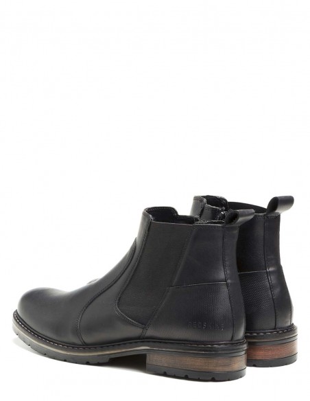 Redskins Elster - Chelsea Boots en cuir noir élégant pour homme