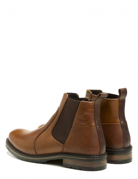 Redskins Elster - Chelsea Boots en cuir marron élégant pour homme