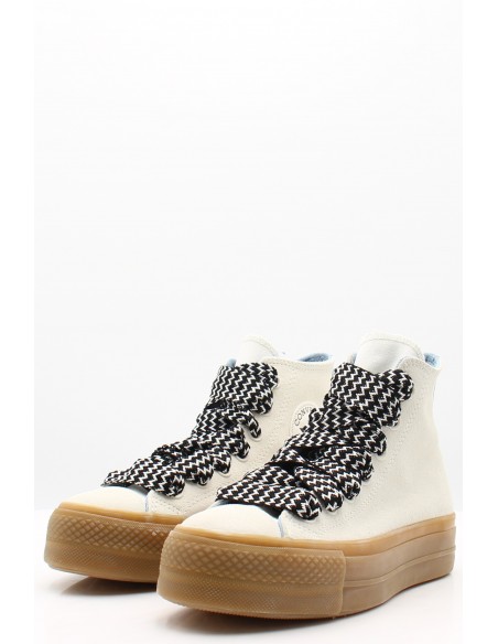 Converse - Sneakers Femme Ctas Lift Hi Blanc - Hylton.fr