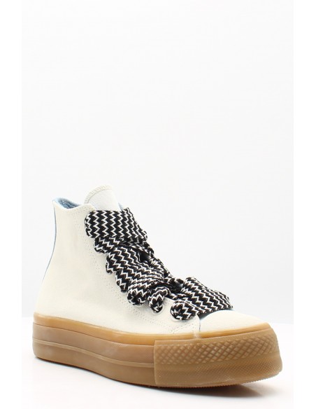 Converse - Sneakers Femme Ctas Lift Hi Blanc - Hylton.fr