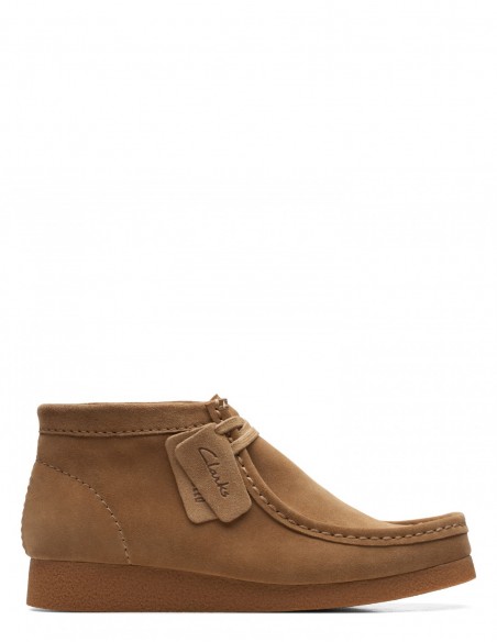 Clarks Originals - Wallabee Evo Dark Sand Suede pour Homme - Hylton.fr