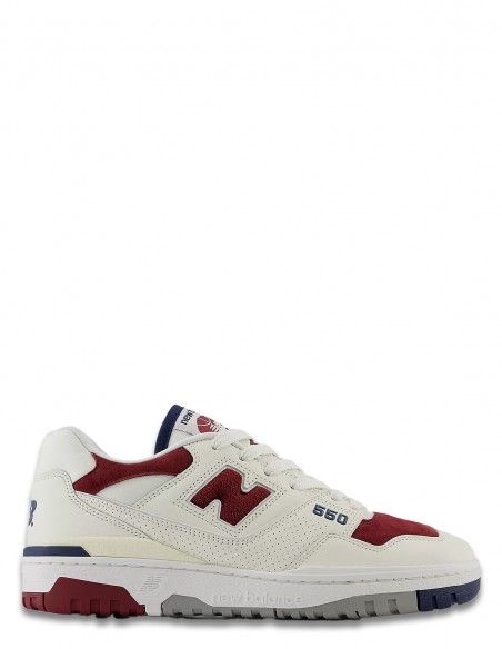 Sneakers New Balance 550 Blanc/Rouge/Bleu - Style rétro & Confort