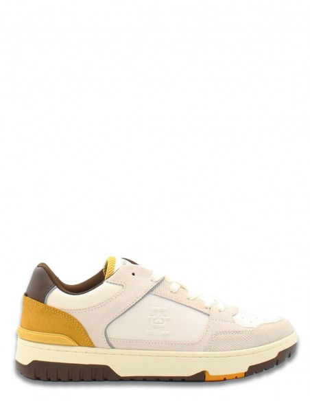 Baskets de Ville Homme Tommy Hilfiger Blanc/Jaune - Basket Street Lth