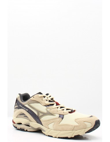 Sneakers Mizuno Wave Rider 10 Beige/Rouge - hylton.fr