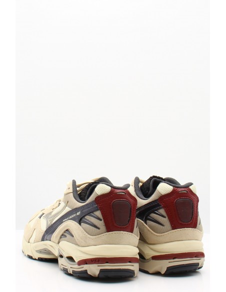 Sneakers Mizuno Wave Rider 10 Beige/Rouge - hylton.fr