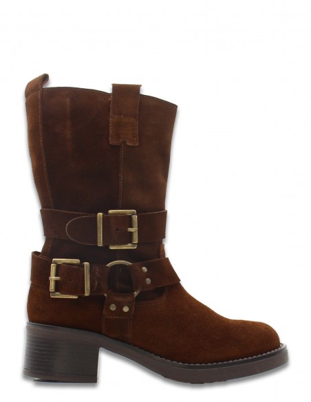 Bottes Femme Carolina Goodstep - Suédine tendance - Hylton.fr