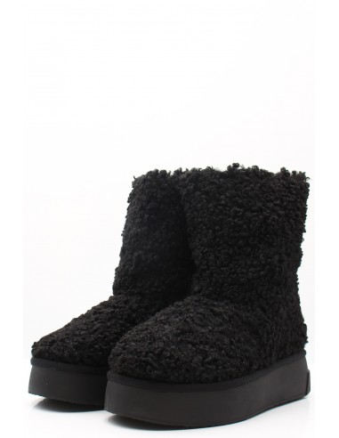 Bottes Fourrure Noires Colors of California - Hylton.fr