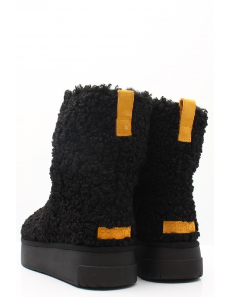 Bottes Fourrure Noires Colors of California - Hylton.fr
